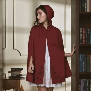 Beauty and the Beast Cape Poncho